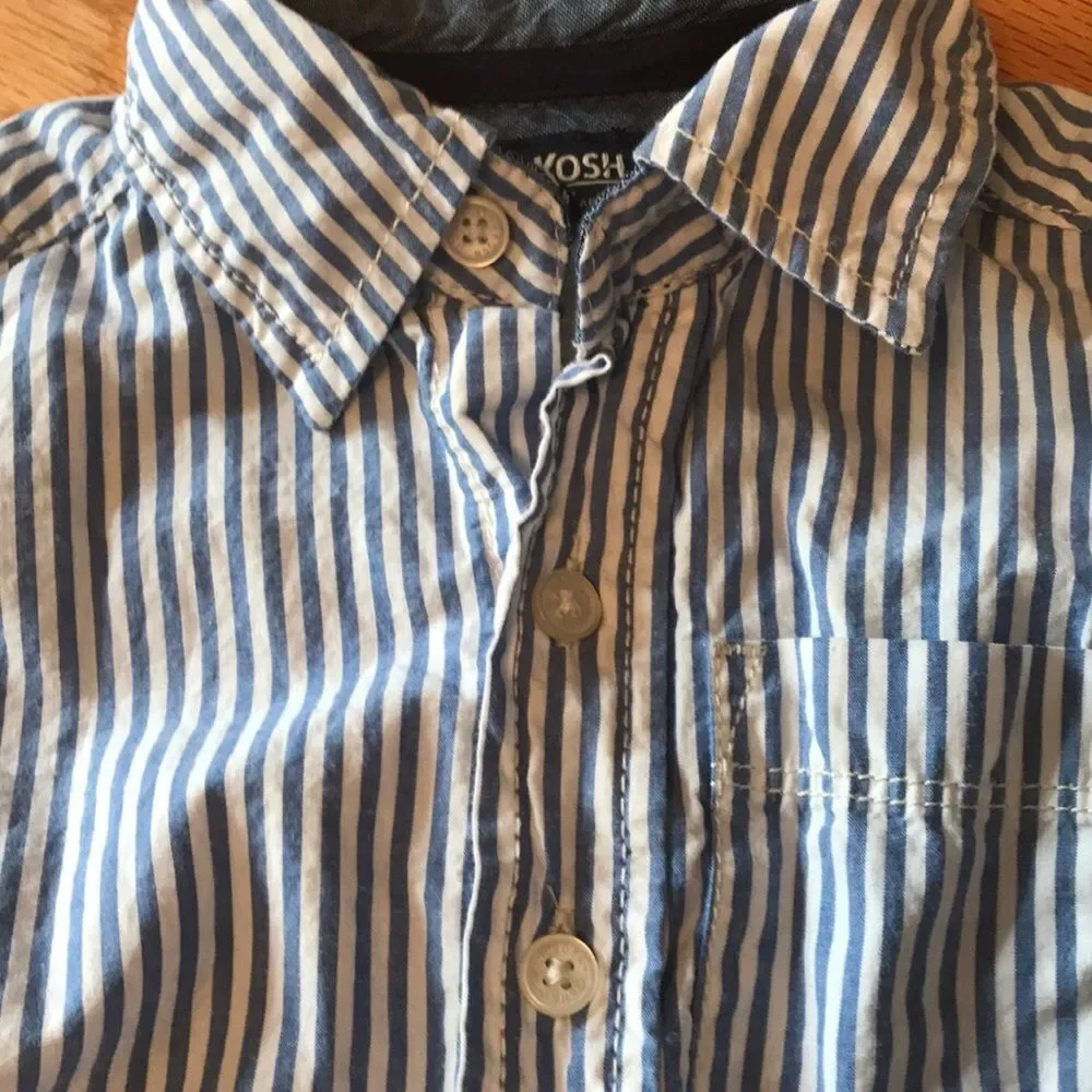 Osh kosh striped button down